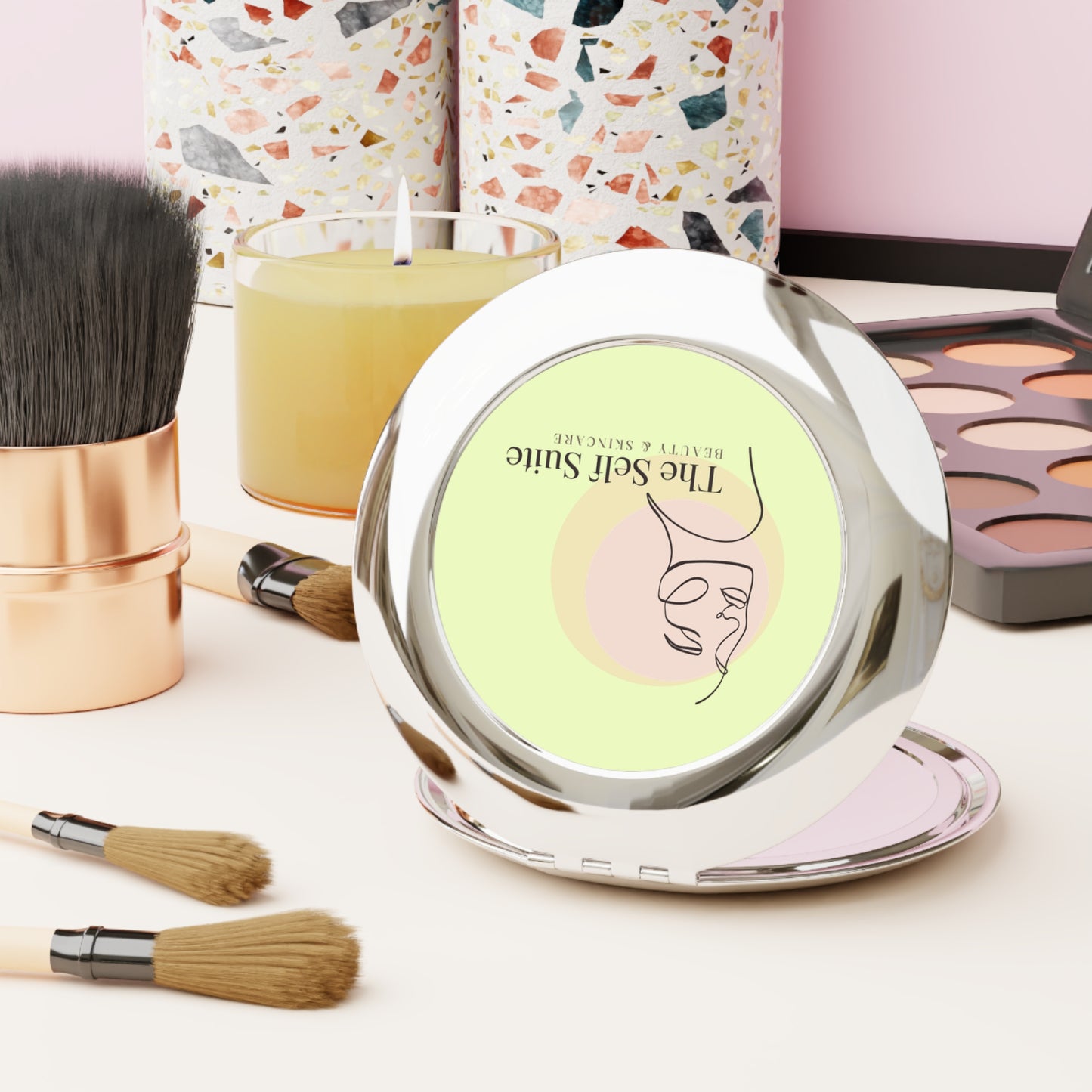Compact Travel Mirror — The Self Suite Beauty & Skincare Pocket Mirror