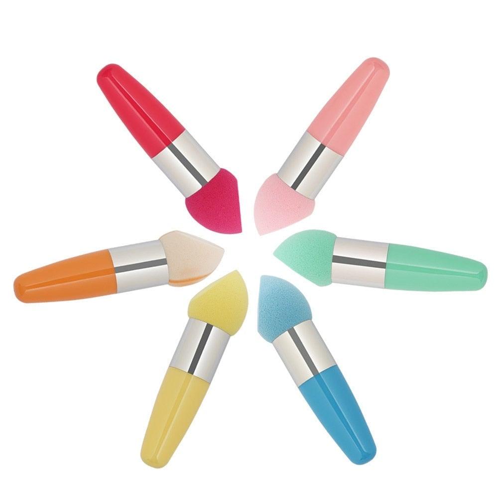 Soft Mushroom Head Powder Puff Makeup Brush with Handle Tool