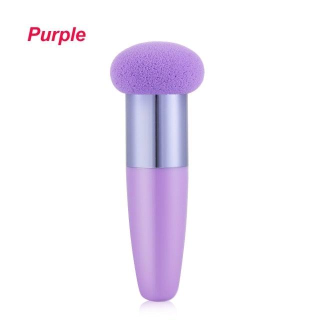 Soft Mushroom Head Powder Puff Makeup Brush with Handle Tool