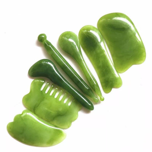 Handmade Natural Resin Guasha Face Massage SPA Therapy Tool