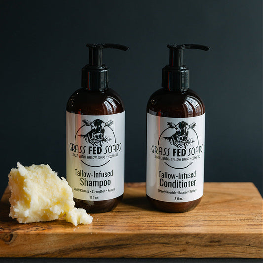 Tallow-Infused Shampoo & Conditioner