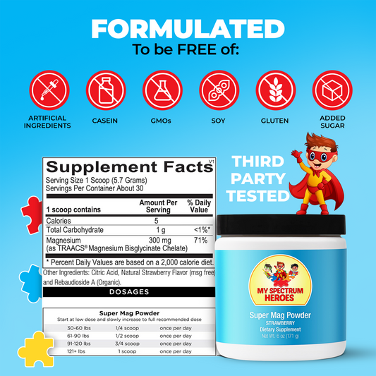 Super Mag Powder – Magnesium Supplement for Wellness & Balance