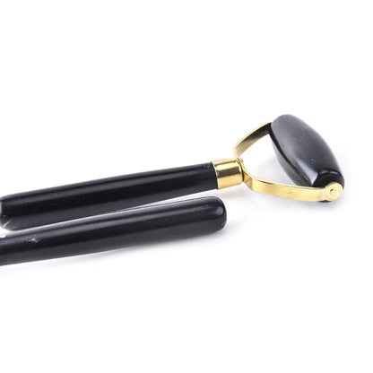Natural Obsidian Facial Massage Roller – Anti-Wrinkle Beauty Tool