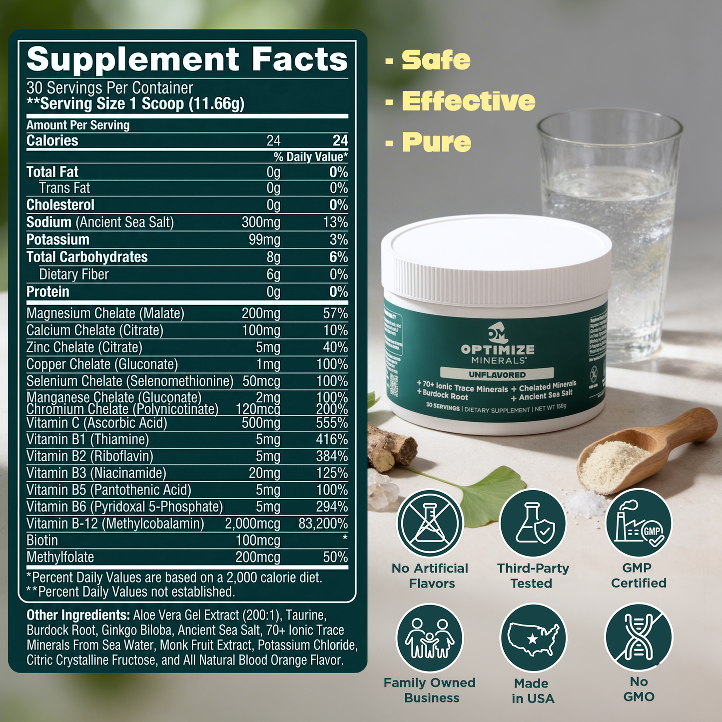 OPTIMIZE MINERALS AND VITAMINZ BUNDLE™️