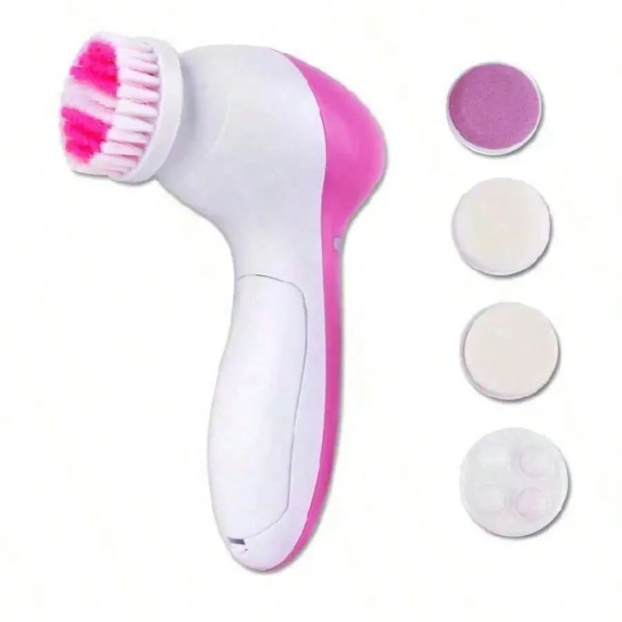 5-in-1 Electric Facial Cleansing Brush – Face Cleanser & Blackhead Remover