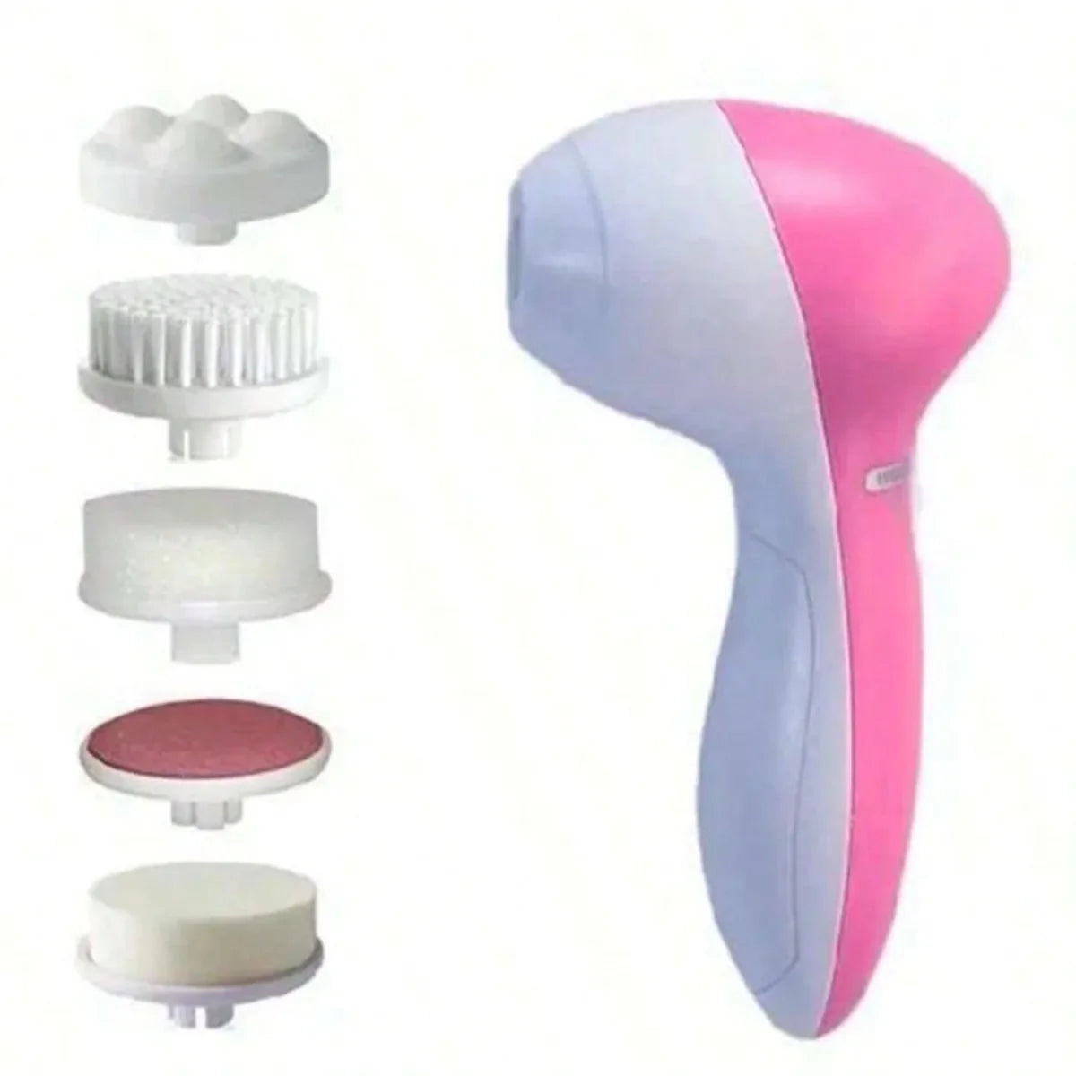 5-in-1 Electric Facial Cleansing Brush – Face Cleanser & Blackhead Remover