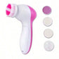 5-in-1 Electric Facial Cleansing Brush – Face Cleanser & Blackhead Remover