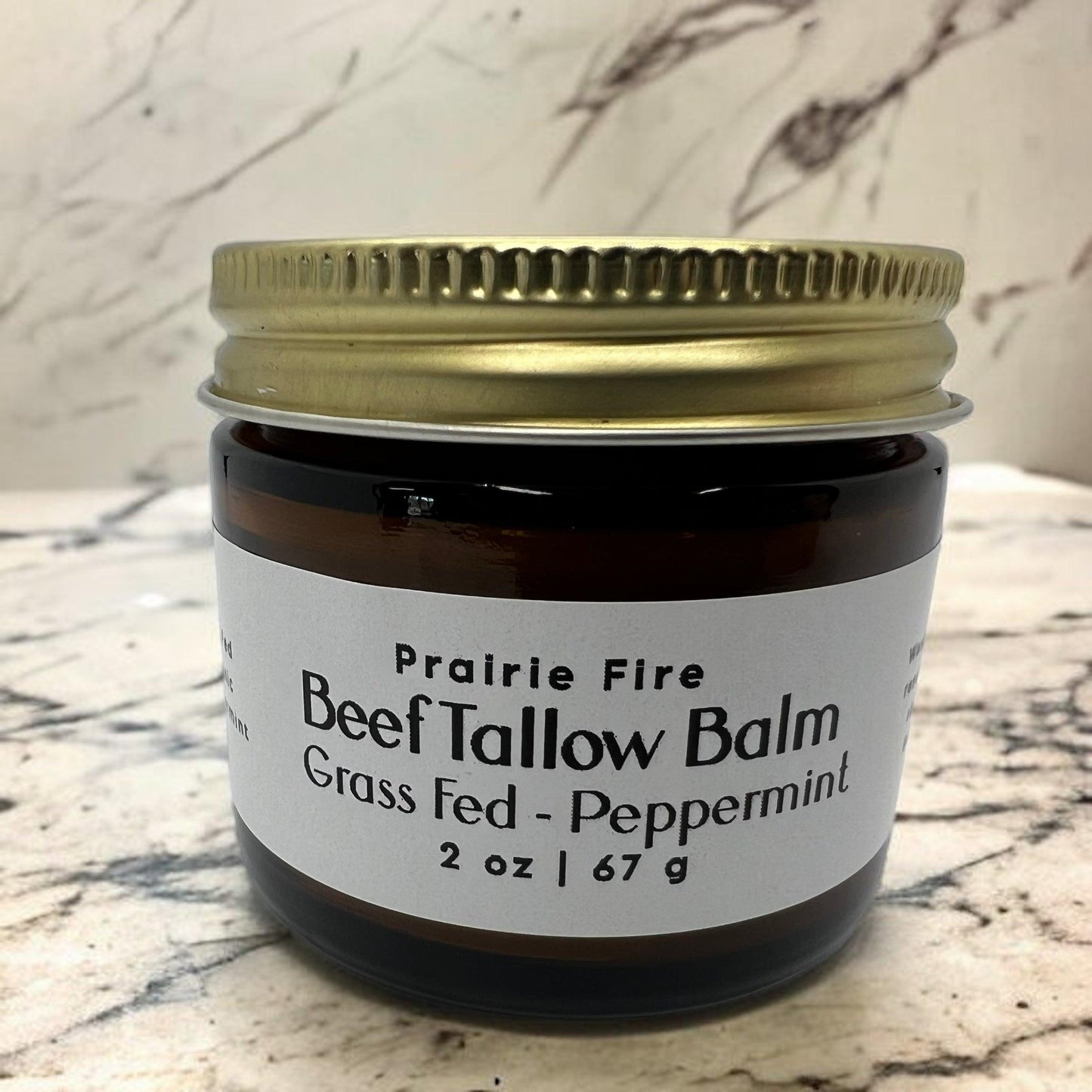 Grass Fed Beef Tallow Balm - 2 oz - Grown and Made in USA - Organic Grass Fed and Finished Tallow - Moisturizing Skin Care