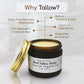 Grass Fed Beef Tallow Balm - 8 oz - Grown and Made in USA - Organic Grass Fed and Finished Tallow - Moisturizing Skin Care