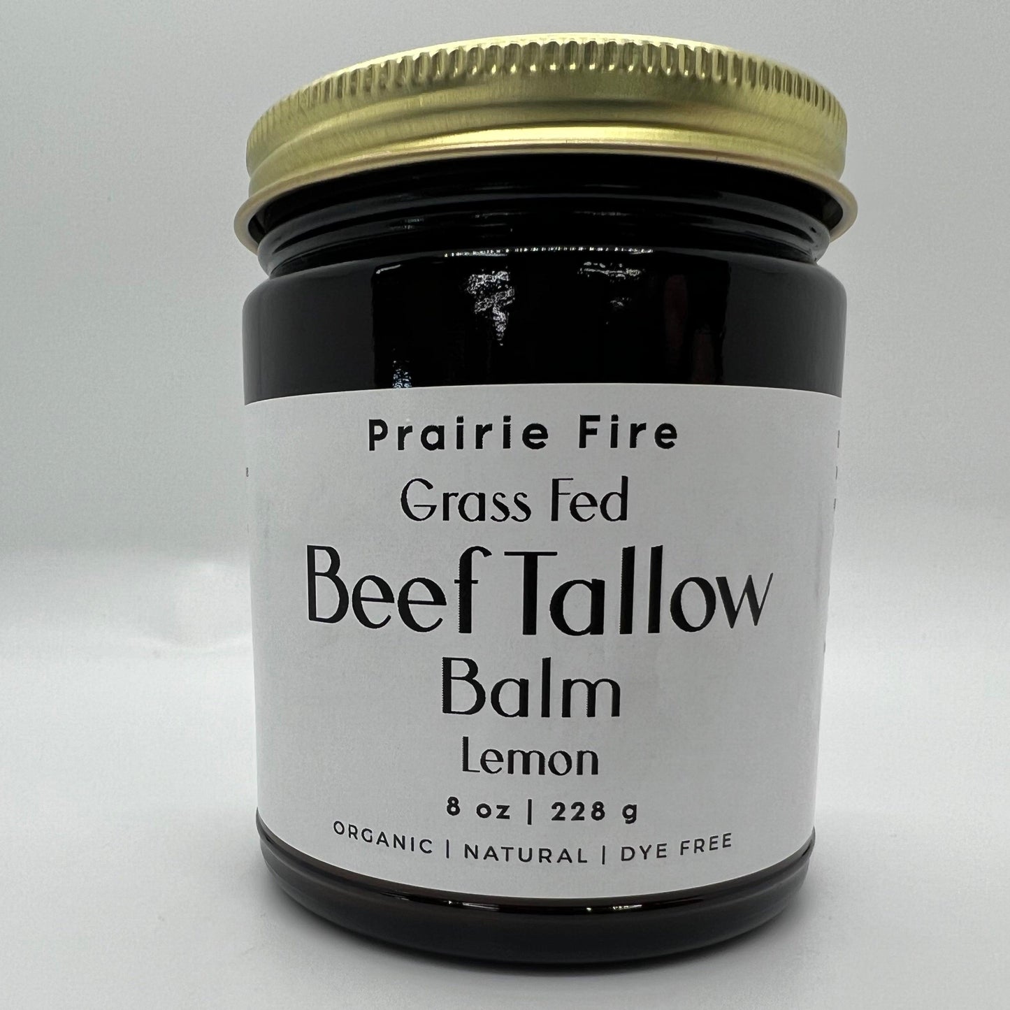 Grass Fed Beef Tallow Balm - 8 oz - Grown and Made in USA - Organic Grass Fed and Finished Tallow - Moisturizing Skin Care