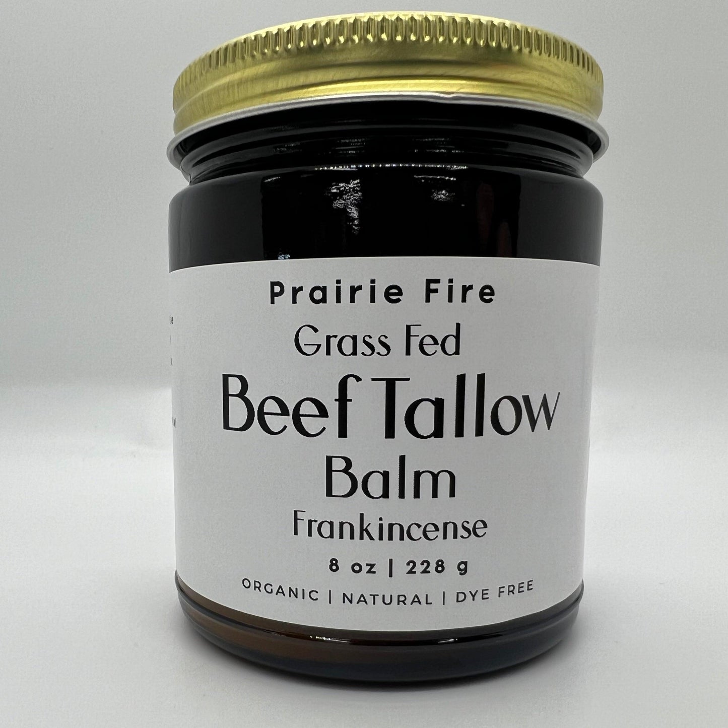 Grass Fed Beef Tallow Balm - 8 oz - Grown and Made in USA - Organic Grass Fed and Finished Tallow - Moisturizing Skin Care