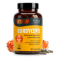 Organic Cordyceps Mushroom Supplement Capsules