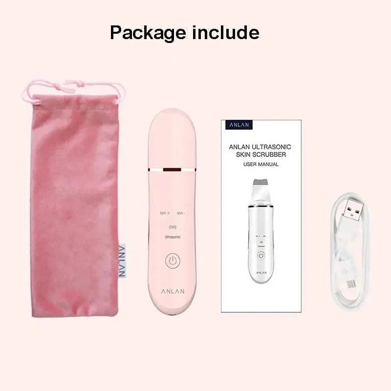 Ultrasonic Skin Scrubber Pen for Deep Face Cleansing Tool